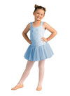 Flutter Sleeve Skirted Leotard