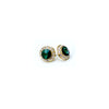 18mm Celestial Button Color Earrings - Gold Plate