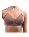 Clear Strap Padded Bra