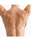 Clear Strap Padded Bra