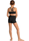 Ladies Mirella Celeste Zip Back Printed Leotard