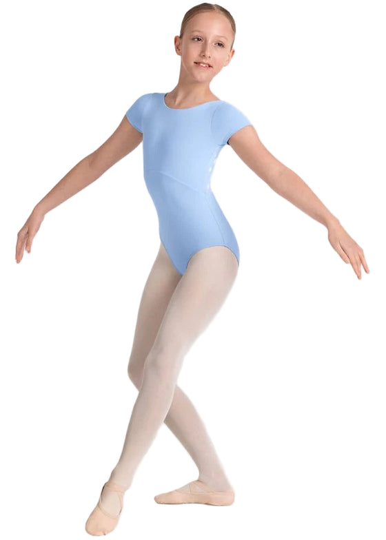 Girls Mirella Kaleidoscope Boat Neck Leotard