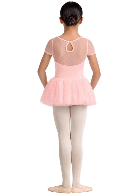 Girls Mirella Kaleidoscope Cap Sleeve Tutu Dress