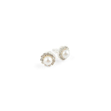  10mm Pearl Rosette Earrings