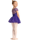 Girls Mirella Celestia Short Sleeve Printed Tutu Dress