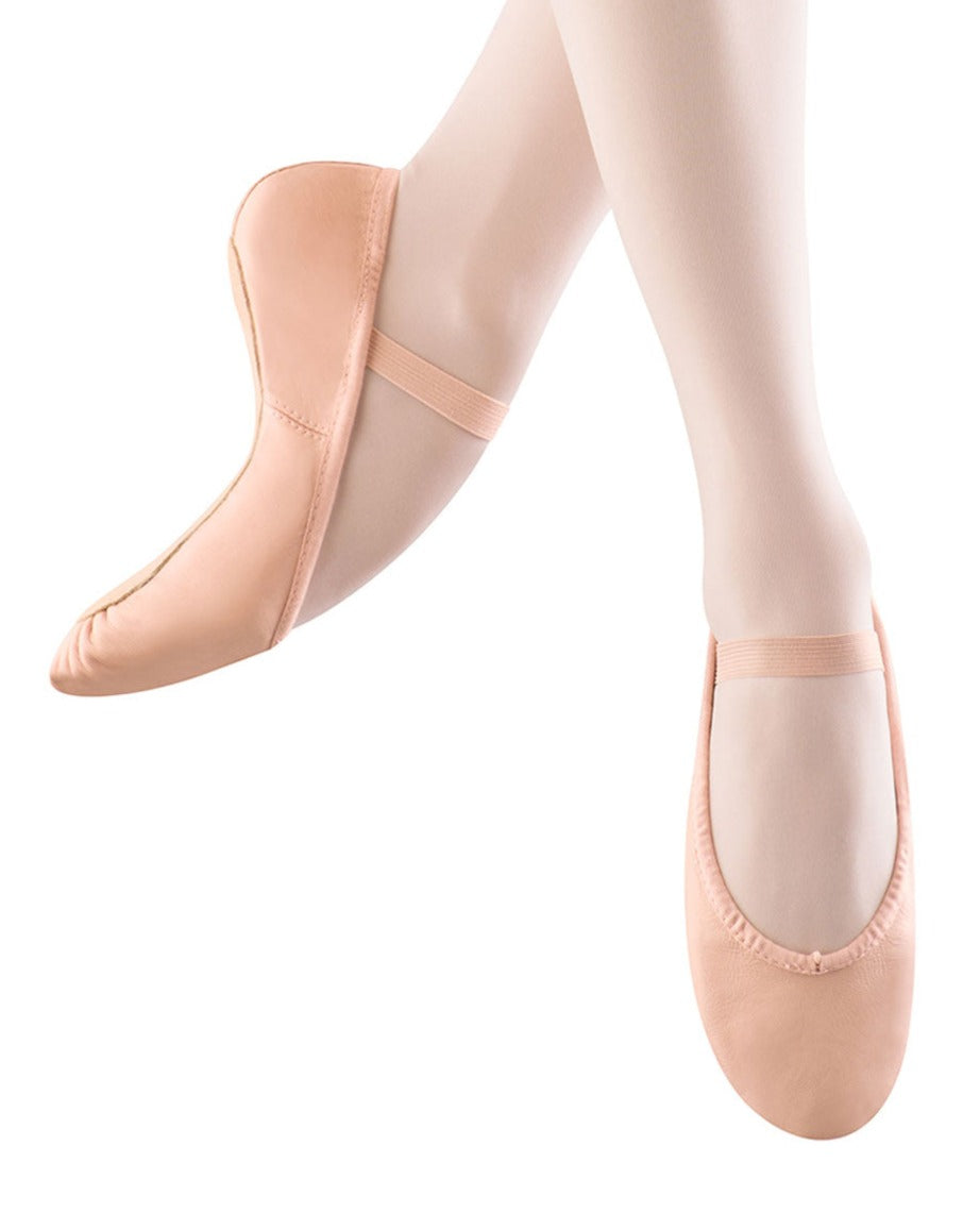 Children's Dansoft Leather Ballet Shoe in Pink