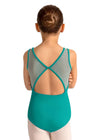 Celestia Boat Neck Printed Leotard