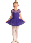 Girls Mirella Celestia Short Sleeve Printed Tutu Dress