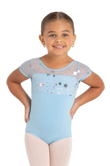  Star Struck Galaxy Short Sleeve Leotard