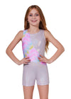 Sunset Wave Wave Biketard