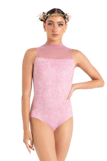  Wildflower Hyacinth High Neck Leotard