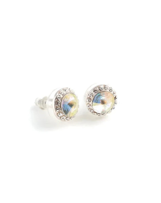 Iridescent Celestial Button Earrings (Copy)