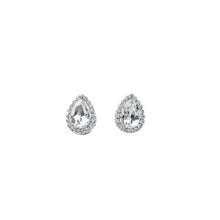  14mm Pear Cut Celestial Button Earrings
