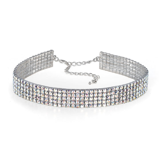 5 Row Flexi-Choker with extender chain