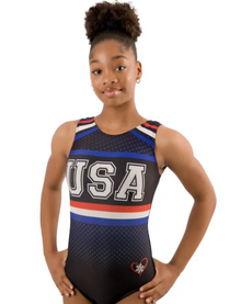  Retro USA Gymnastics Leotard