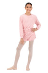 Girls Lily Velvet Crew Neck Jumper