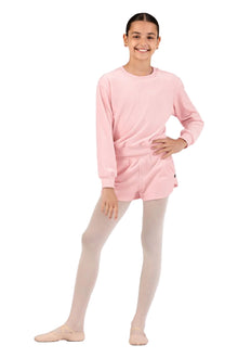  Girls Lily Velvet Crew Neck Jumper