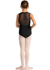 Girls Mirella Celestia Zip Back Printed Leotard