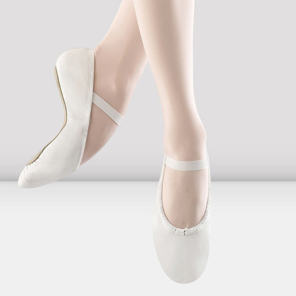 Tween/Adult White Full-Sole Ballet Shoe