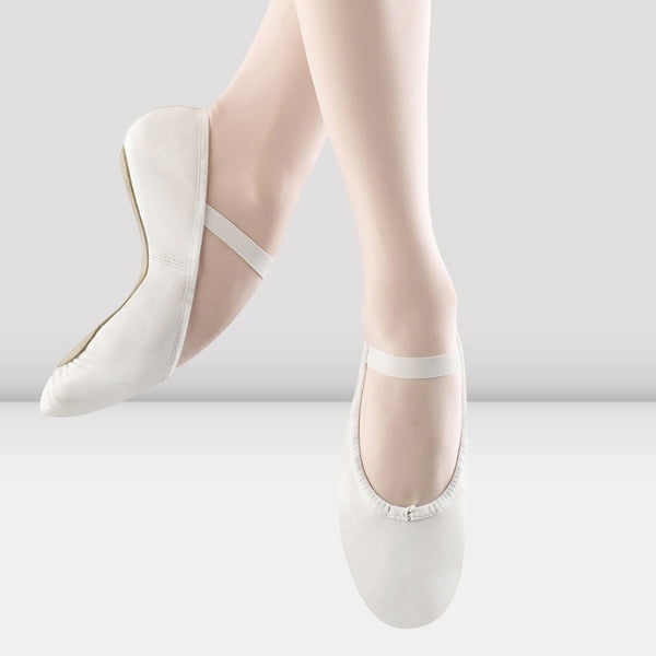 Dansoft Leather Ballet- White